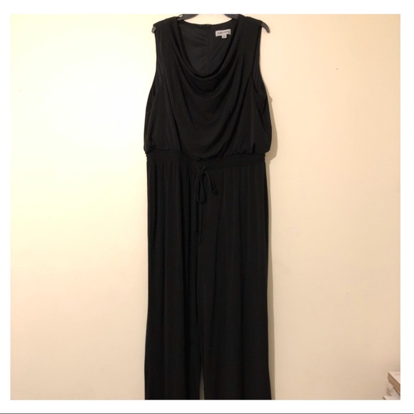 shelby and palmer black jumpsuit
